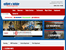 Tablet Screenshot of hollinkmotorsports.com